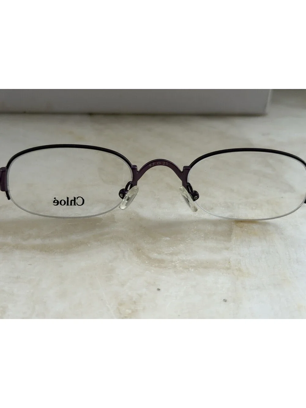 NEW Chloe CL 1131 C04 Purple Eyeglass Frames France 53mm w/ COA & Box NOS